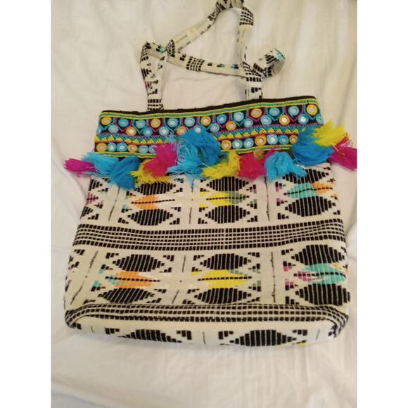 NWOT America & Beyond Impala Aztec Tote School,Fun Athleisure - Picture 1 of 13